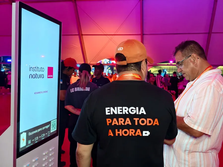 Totem Ingoo em ativação de evento