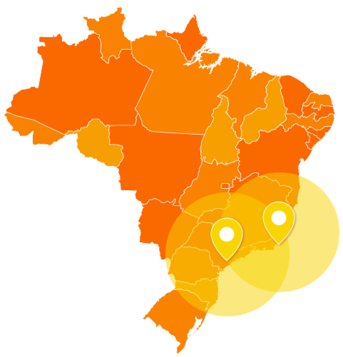 Map of Brazil